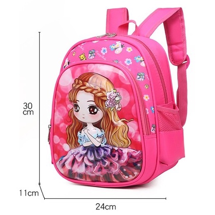 Tas Ransel Sekolah Karakter Lucu Anak Perempuan TK SD PAUD TA0001