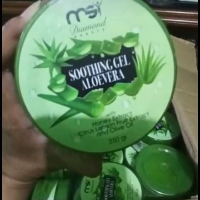 Masker Wajah Lidah Buaya Aloe Vera Gel MSI