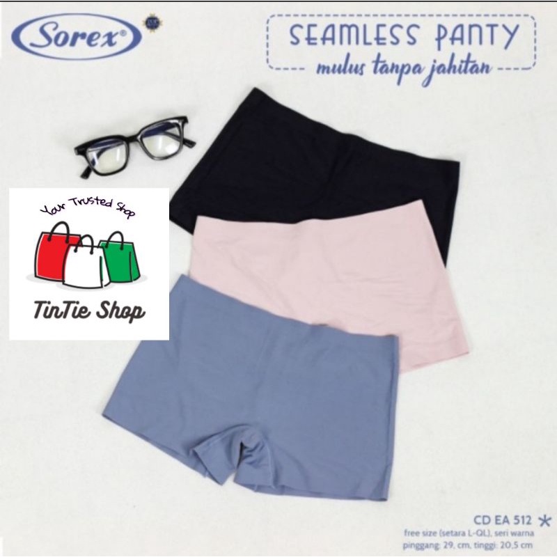 Celana Dalam wanita Sorex EA 512 boxer seamless