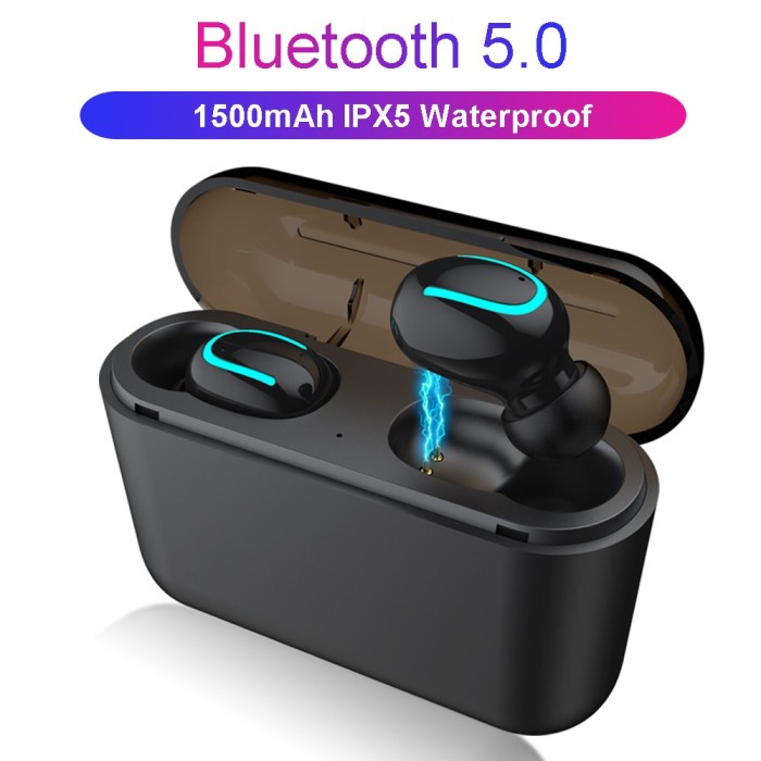 ELEKTRONIK AUDIO HESTIA TWS TRUE WIRELESS BLUETOOTH 5.0 EARPHONE CHARGING DOCK HBQ-Q32