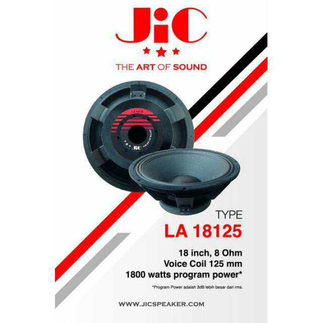speaker jic 18 inch