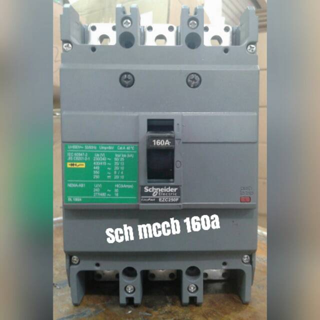 Schneider mccb 160a