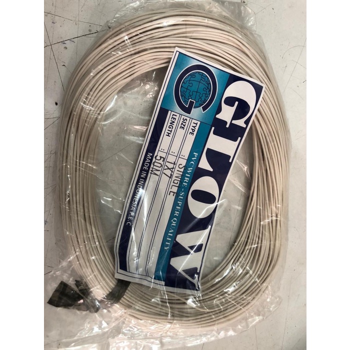 Kabel 1x7 serabut rol - cable 1 x 7 roll - Hitam