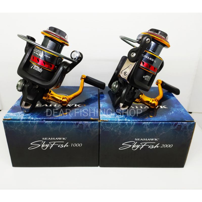 Reel Spinning Seahawk Sky Fish 1000 2000 Power Handle