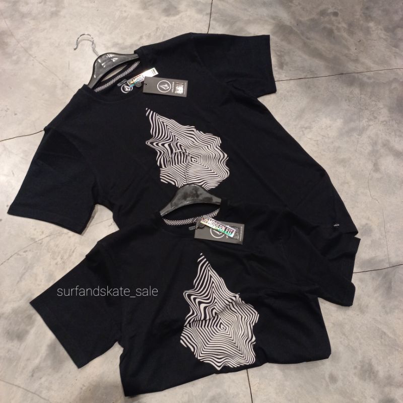 Kaos Volcom Original New Arival Msf Vibrate Ft Blk