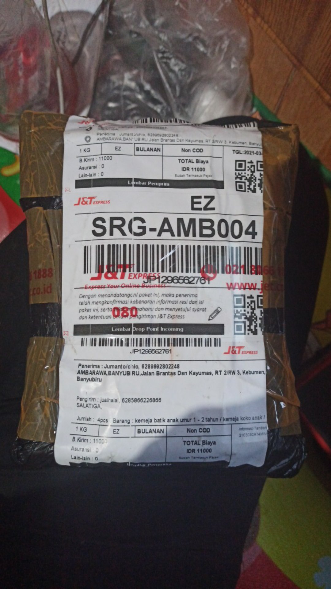 Kemeja Batik Anak Umur 1 - 2 Tahun / Kemeja Koko Anak / Koko Batik / Batik Anak / Baju Atasan Anak