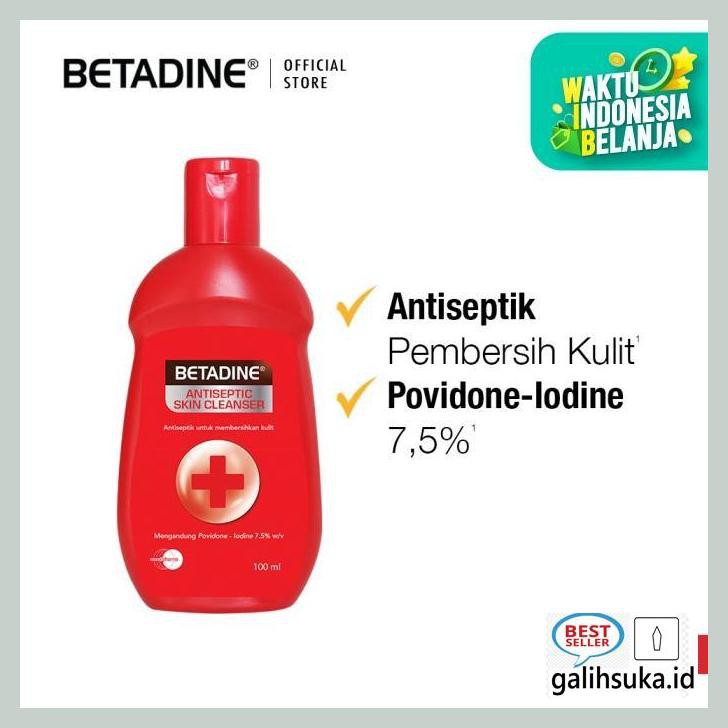 R6Y67R68- Betadine® Antiseptic Skin Cleanser 100 Ml Q34Qt5E7-