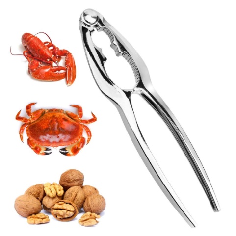 Tang Jepitan Kepiting Stainless Pemecah Cangkang Lobster / Tang Capitan Pemecah Kacang Walnut Clip best Quality