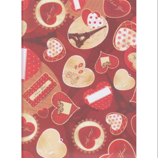 

Kertas Kado Sansan Wawa SW 5376 "heart-paris-i love you