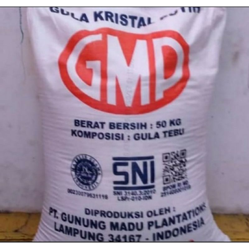 

GULA GMP 50 KG GOJEK OR GRAB ONLY