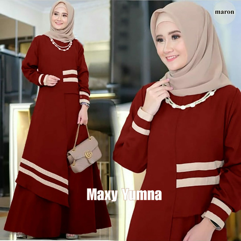 QUINNYSHOP-COD-BAJU GAMIS WANITA TERBARU 2020-JUBAH WANITA TERBARU-BAJU MUSLIM REMAJA WANITA