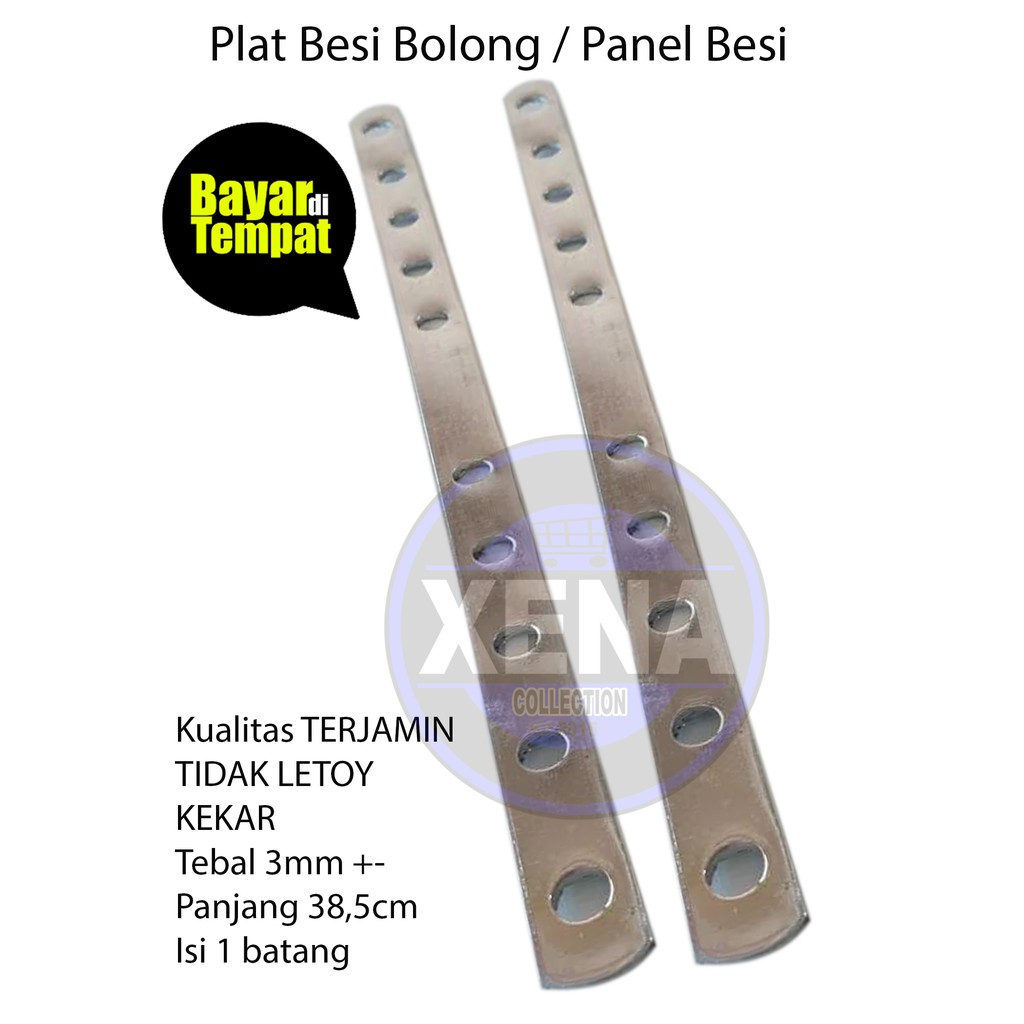 Panel besi crom panel tromol belakang crom / PANEL BESI CROME 38-40CM / Plat Panel Besi Bolong Serbaguna Aksesoris Pengendara Motor / breket plat bolong bahan stainles lampu besi tebal breket plat