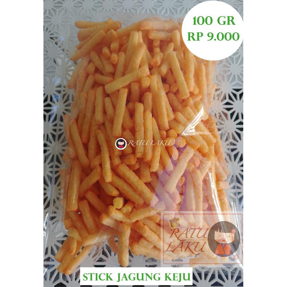 

Stik Jagung Keju 100 Gr / Snack Kiloan / Snack Enak / Cemilan Enak Asli!