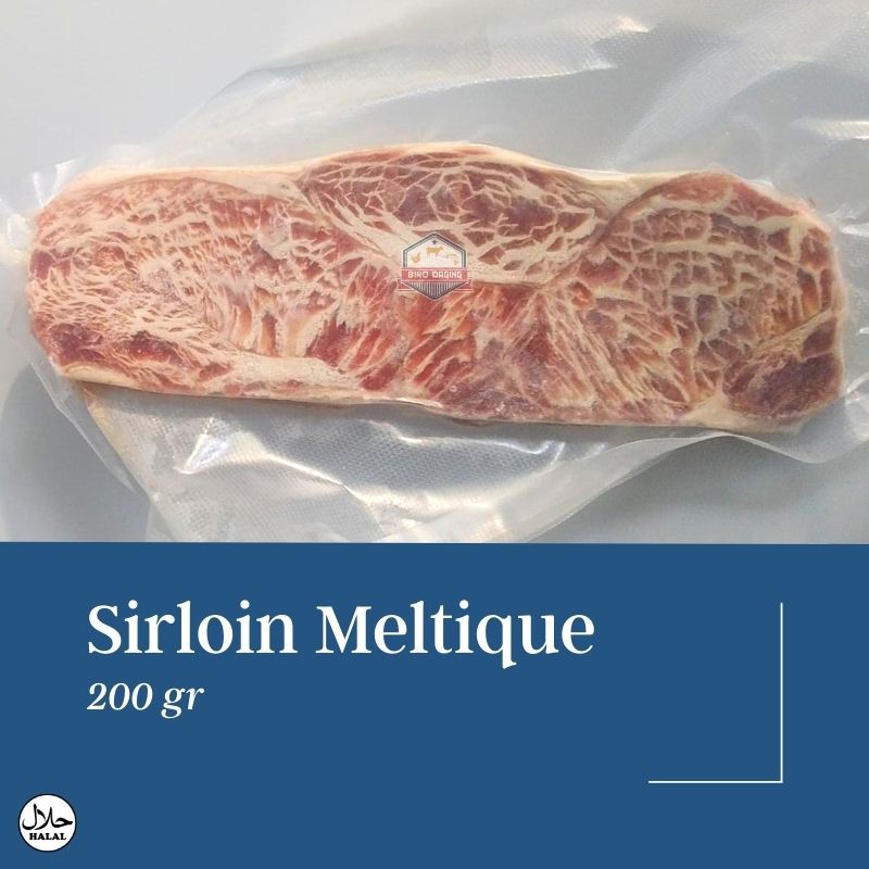 

Daging Sapi Wagyu Sirloin Meltik Striploin Meltique Beef Steak 200gr