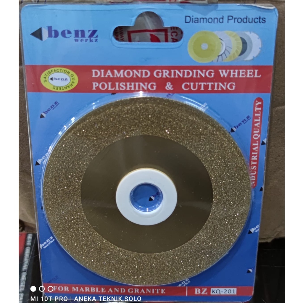 Diamond Wheel Benz 4" Polishing & Cutting Wheel Diamond Grinding Wheel Benz