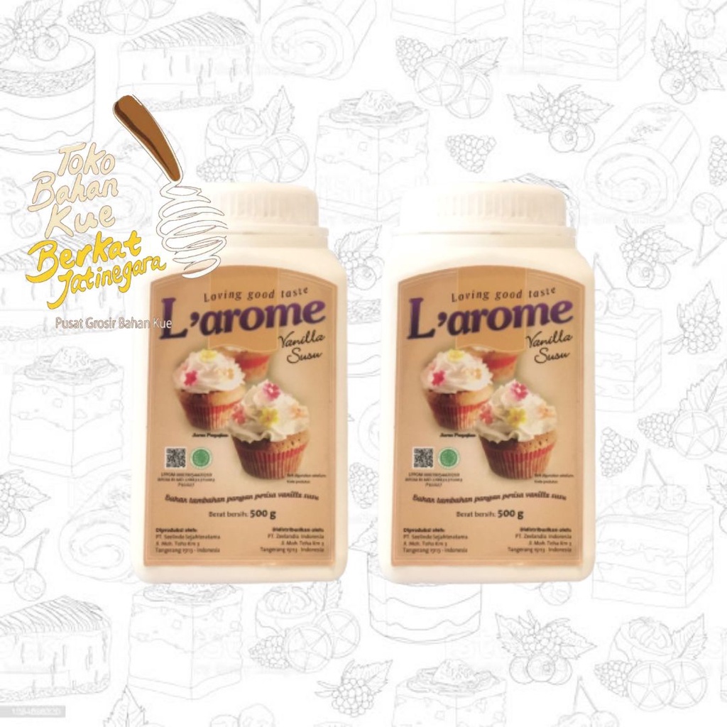 LAROME VANILLA SUSU 500 GR / PERISA VANILLA SUSU LAROME