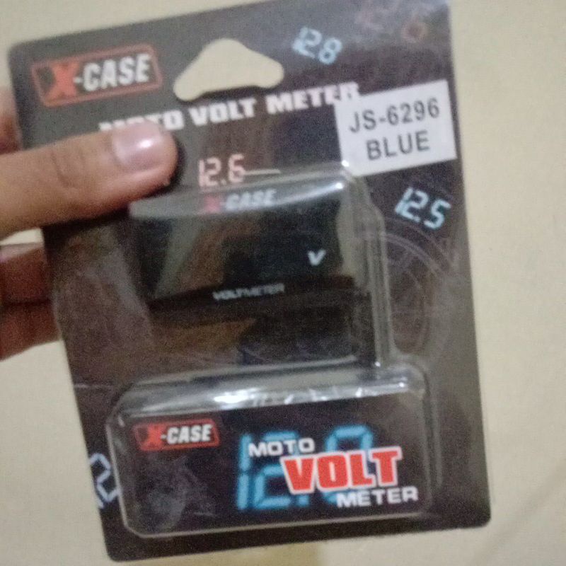 volt meter tegangan batre x-case