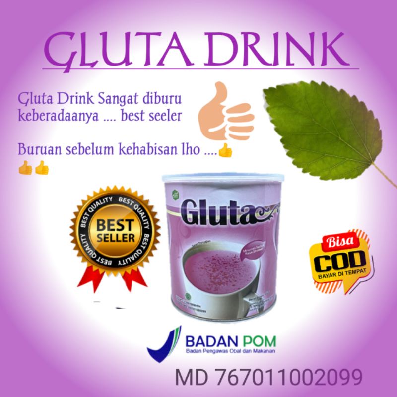 MINUMAN GLUTA DRINK SUSU PEMUTIH BADAN SUPLEMEN KECANTIKAN VITAMIN KULIT SUPLEMEN KECANTIKAN