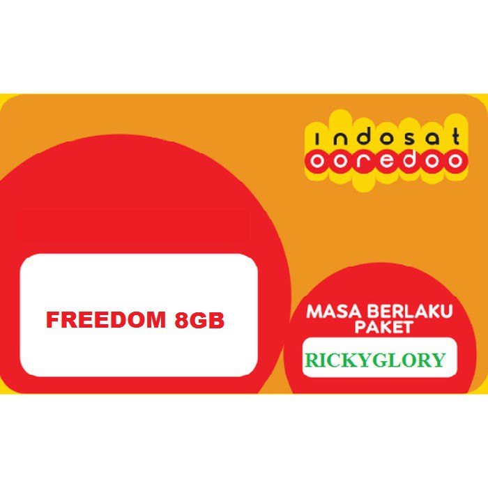 VOUCHER INDOSAT FREEDOM 8GB | Shopee Indonesia