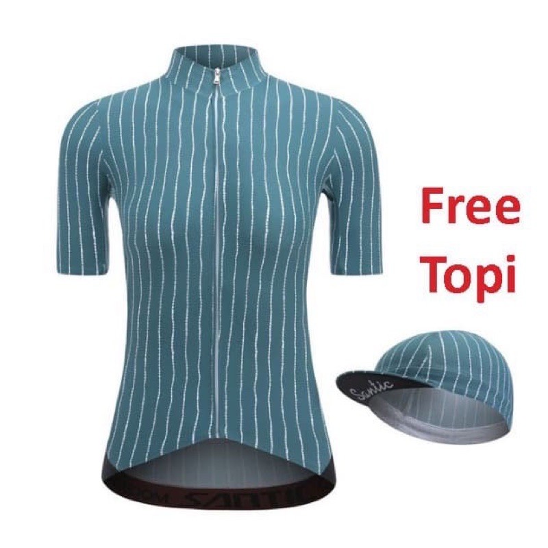 santic women jersey second like new free cap