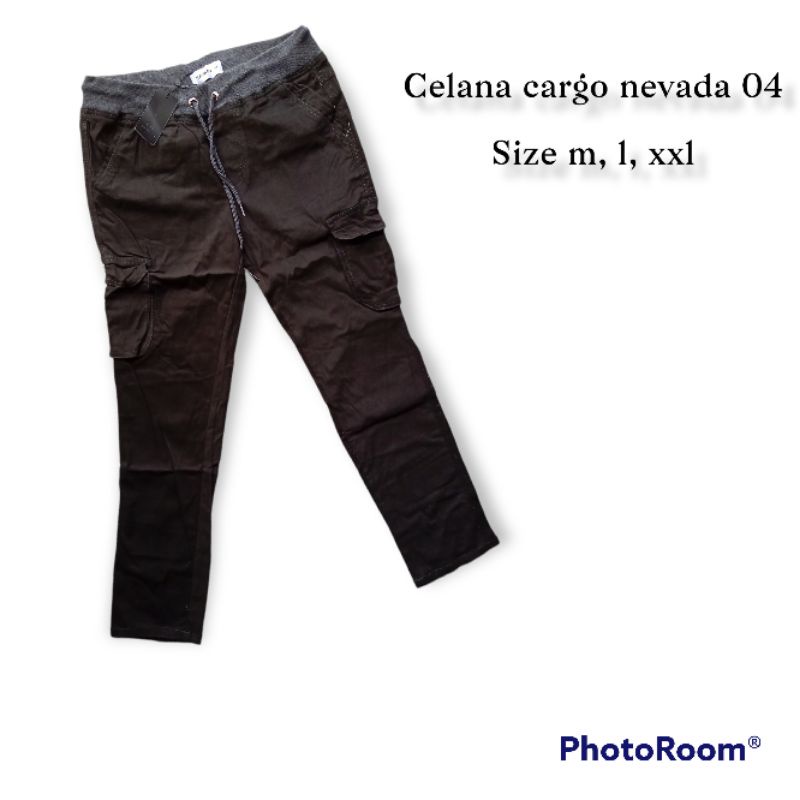 celana cargo nevada / cargo panjang nevada / boomber / selana cargo pinggang rib