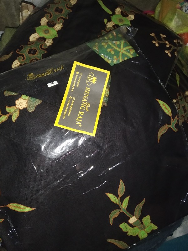 Benang Raja Tunik Batik Wanita Lengan Panjang Ukuran M L Xl