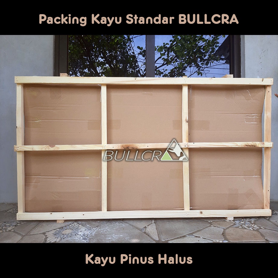 

Packing kayu bubble wrap kardus karton tambahan produk Bullcra