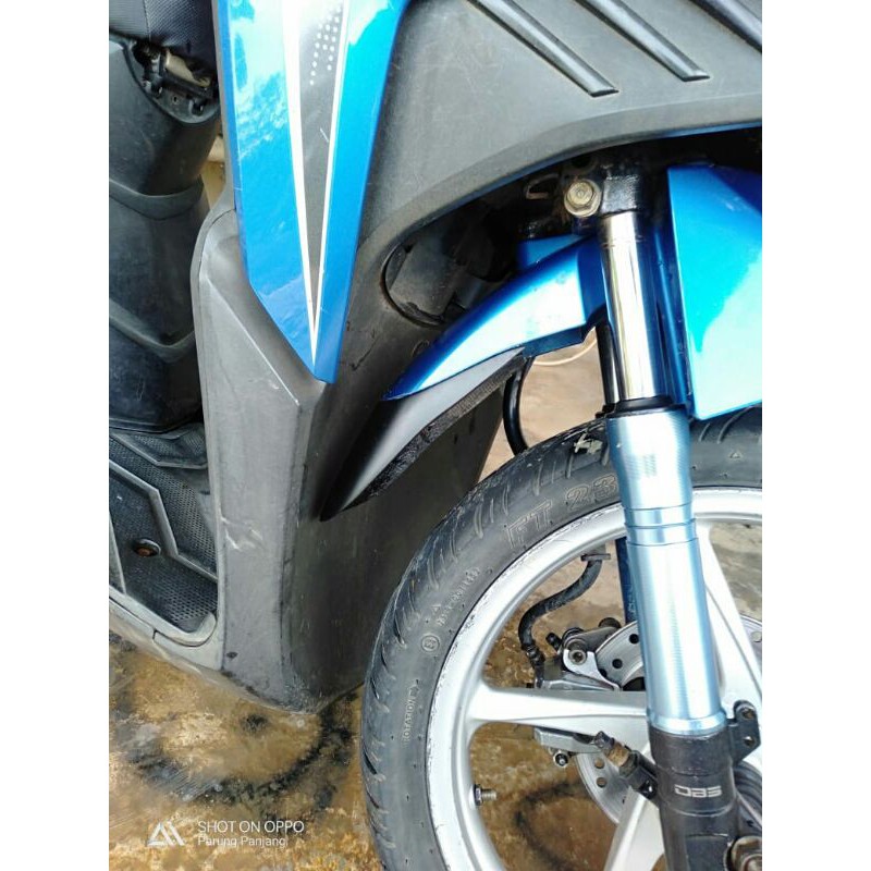 Aksesoris honda vario techno 110 Sambungan spakbor depan Variasi Custom