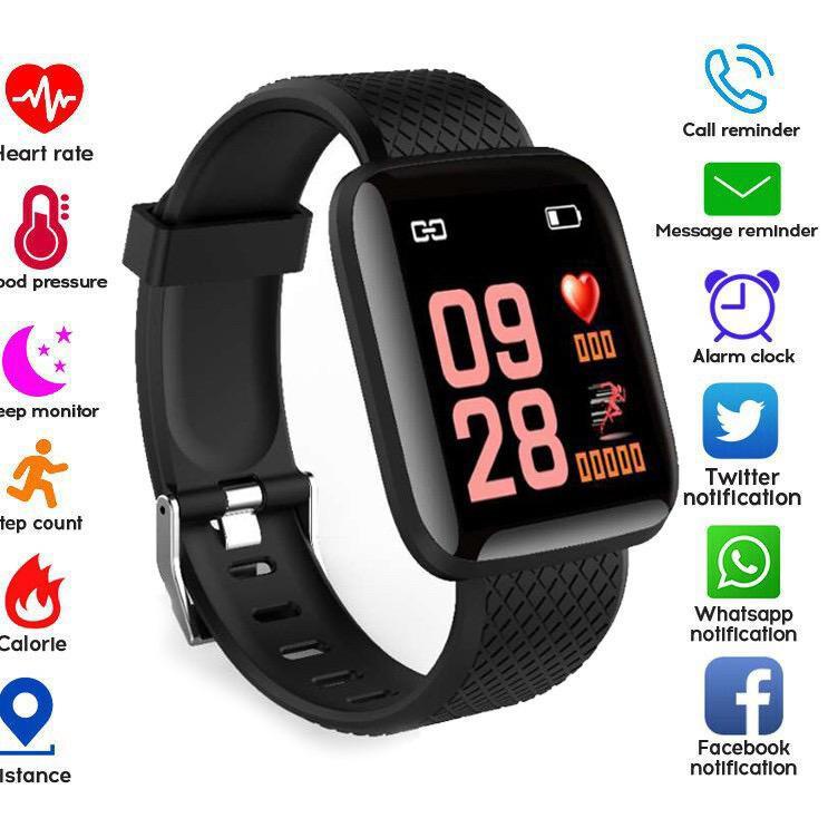 (Recomended) Dennos T500 Plus SmartWatch Y68 116 PLUS X7 T55 W27 Jam Tangan PIntar Bluetooth Heart R
