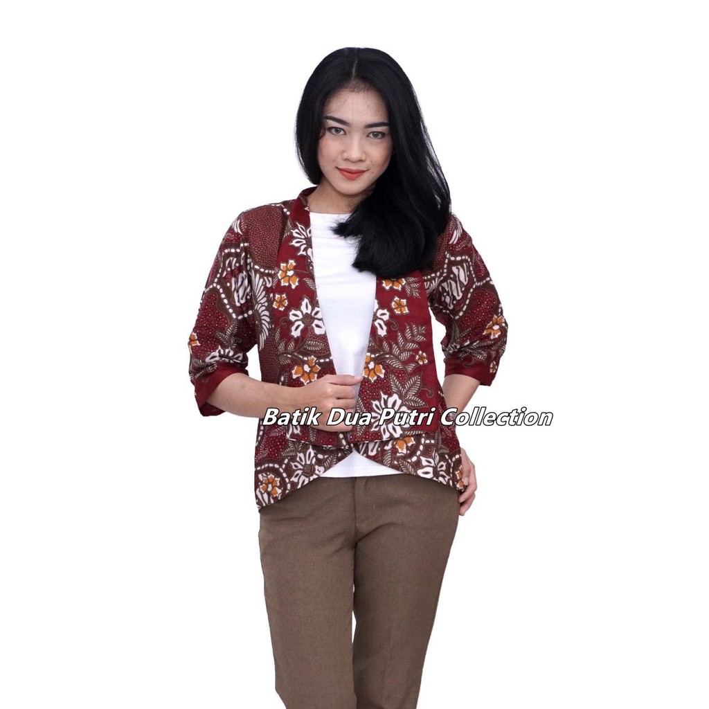 Batik Wanita OUTWEAR / BOLERO Atasan Modern Size  S-M-L-XL-XXL-3L-4L-5L
