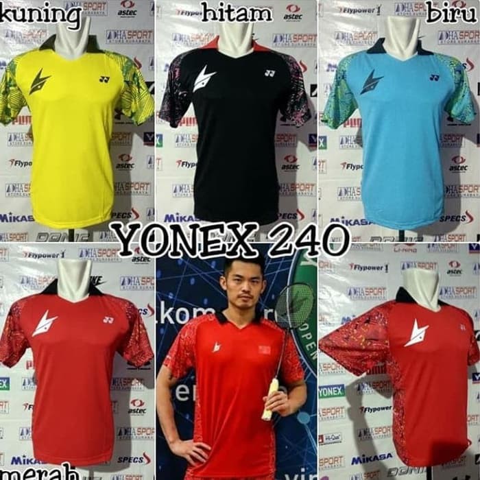 BAJU BADMINTON YONEX 240 IMPORT BAJU YONEX BADMINTON GRADE ORI MURAH