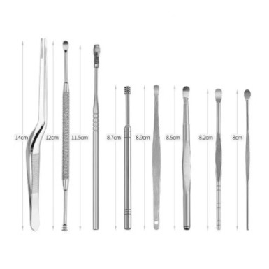 pembersih telinga 1 set isi 9 pcs CTG003