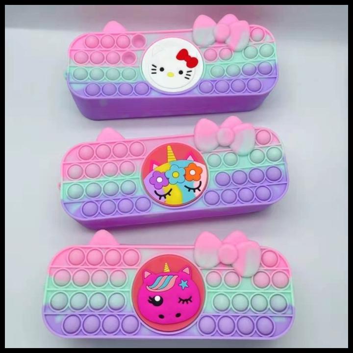 

Kotak Pensil Pop It Import Depan Belakang Pop It