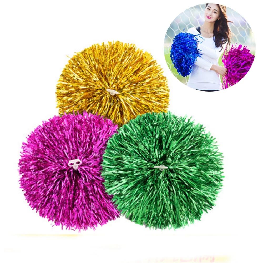 AUGUSTINA Cheerleading Pom Poms Club Supply Team Sports Metallic Streamer Kids Adults Dance Decorator Pompoms Cheer