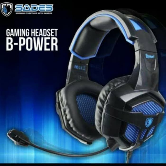 HEADSET GAMING SADES 739 B POWER 3.5mm DOUBLE JACK