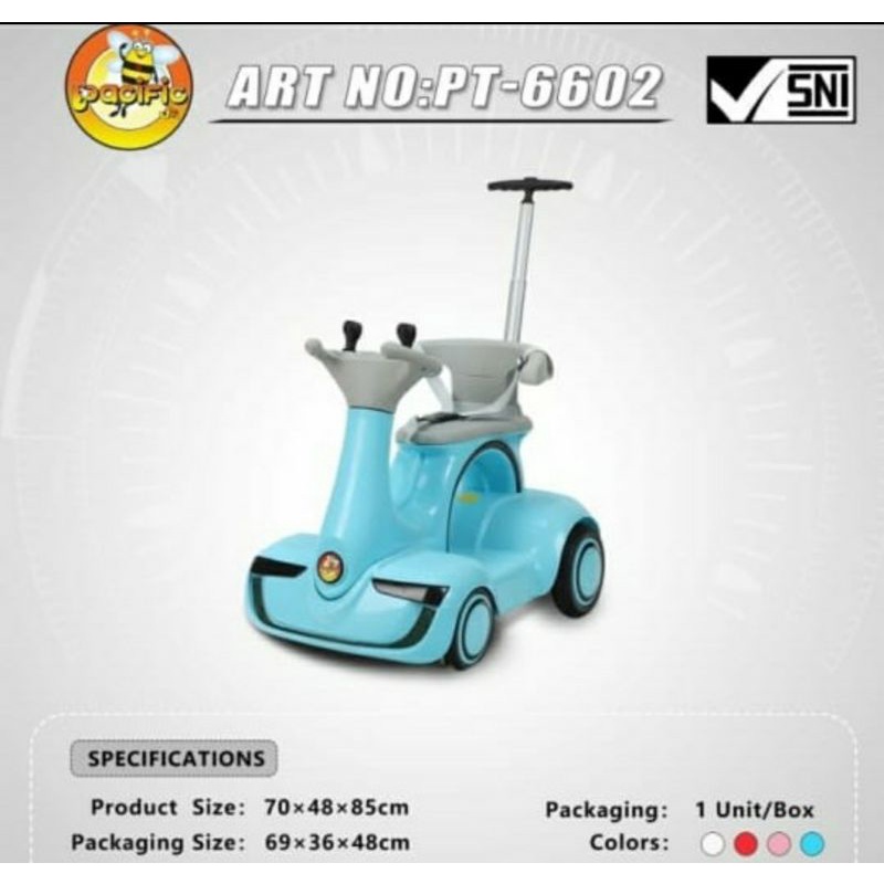 mainan motor anak  pacific PT 6602