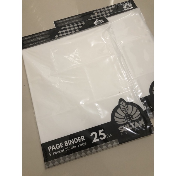 sultan sleeve page binder pocket sleeve A4 9p/ sleeve sultan 9p