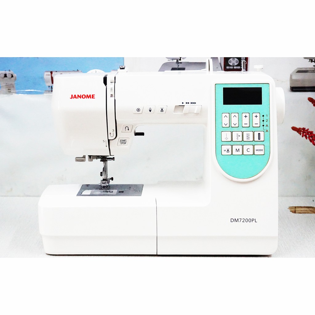 mesin jahit portable merk Janome type DM7200PL - hijau toska