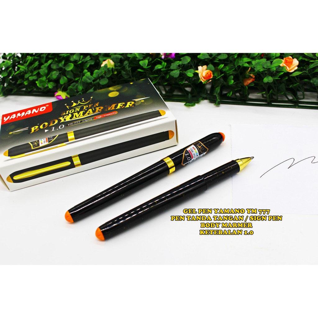 

Promo GELPEN YAMANO GP-YM-777 SIGN PEN BODY MARMER 1.0MM NYAMAN DIGUNAKAN Promo