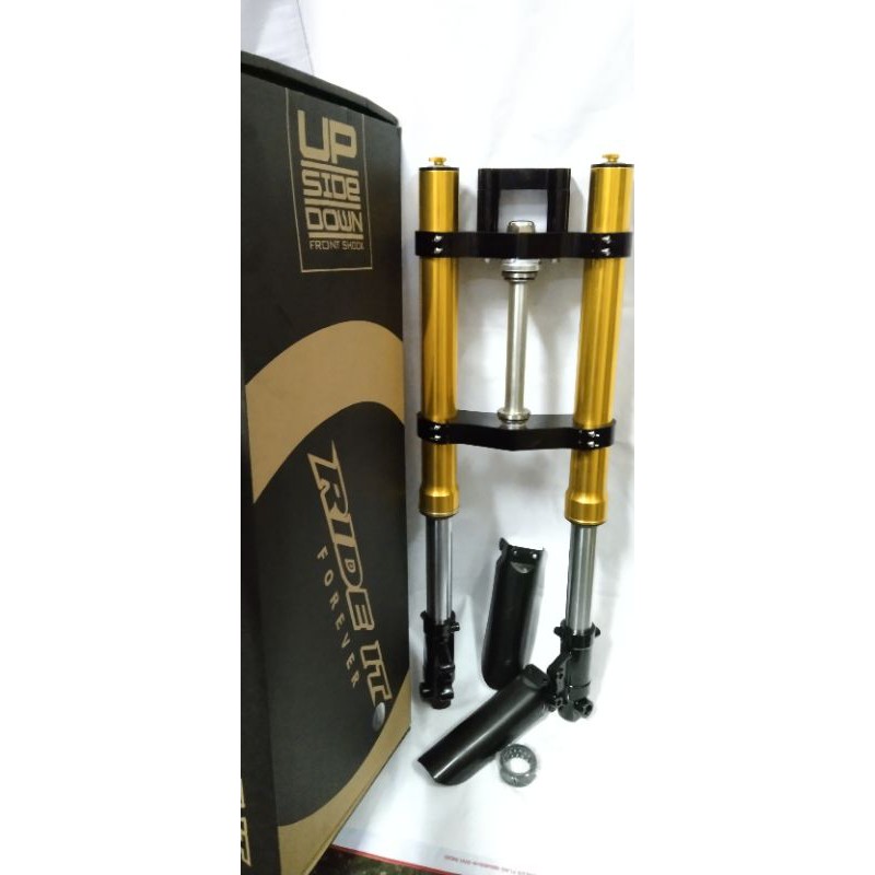 UP SIDE DOWN/USD RIDE IT  TIGER  CB150  VERZA MEGAPRO FULL CNC RIDE IT BISA DISETEL