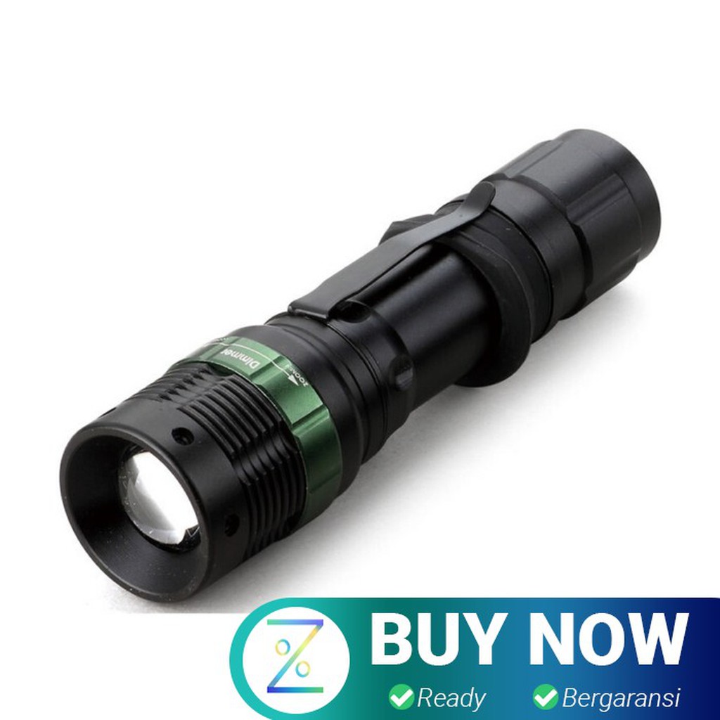 TaffLED Senter LED Mini XPE 320 Lumens - W-36 - Black