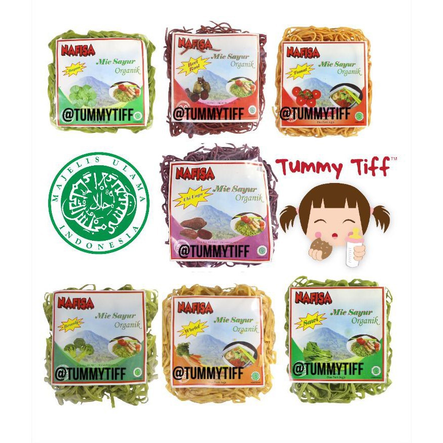 

Blommie TTF Nafisa Mie sayur Organik dengan bumbu NON MSG 67gr