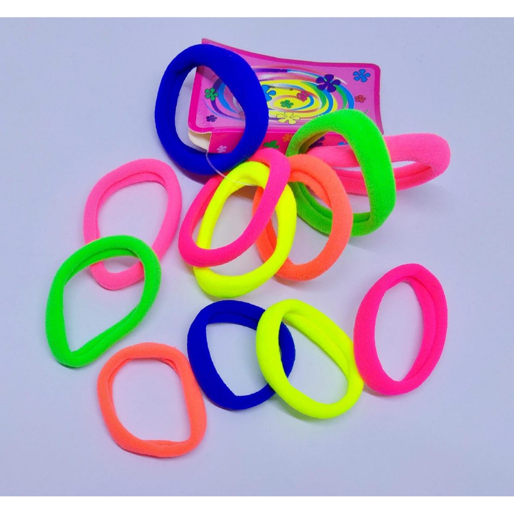 JKSNASEMKA22 - IKAT RAMBUT IMPORT - KARET DONUT SINGLE HANDUK-1