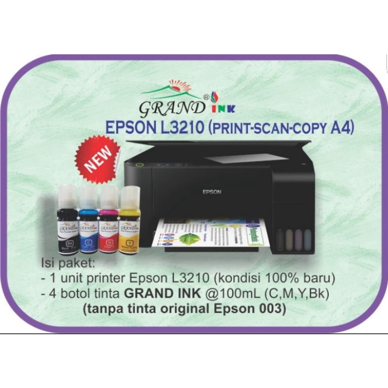 Printer Epson L3210 Pengganti Epson L3110