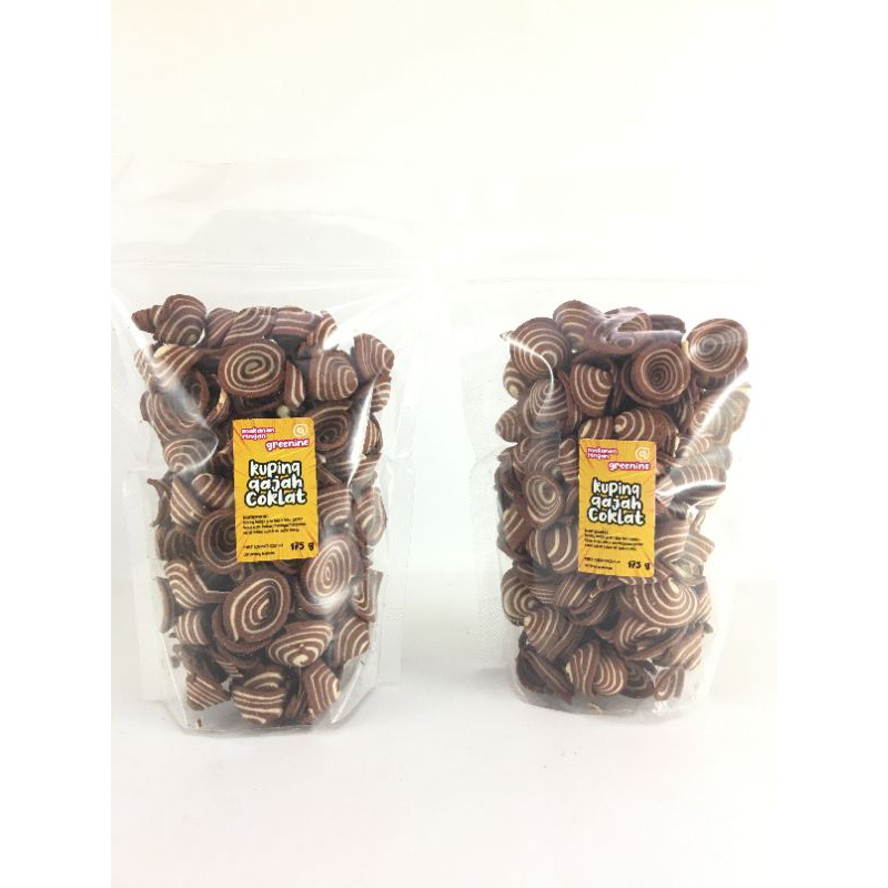 

Makro Mart Snack Camilan Makanan Ringan Kuping Gajah Mini Coklat Enak Empuk 175 Gram