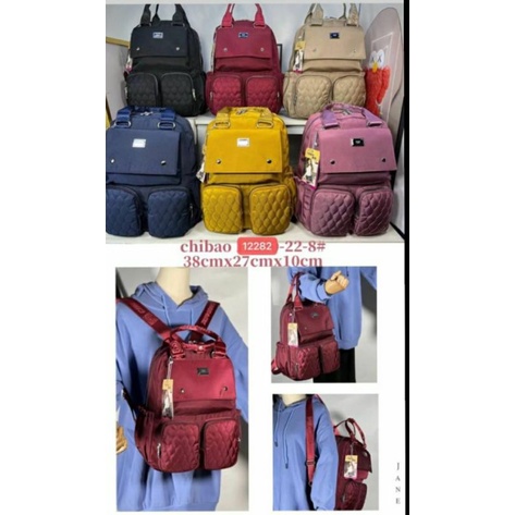 TAS RANSEL WANITA CHIBAO ORIGINAL 12282-22-8#(bahan kanvas)