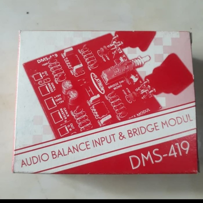 Kit Audio Balance Input Plus Bridge Modul DMS 419 / Kit input balance