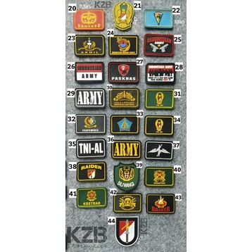

Limited Patch Rubber Velcro - Emblem Karet Berperekat Velcro Part 2 Berkualitas