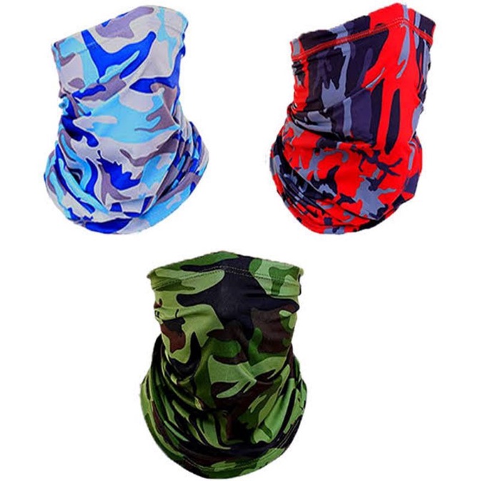 BUY 1 GET 1 FREE / Masker Buff Motif Army + GRATIS Sarung Tangan