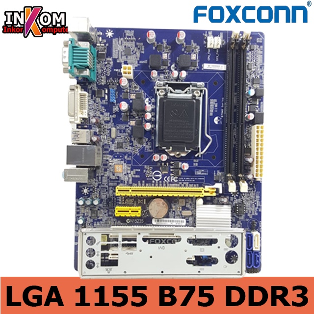Motherboard Mainboard Intel B75 LGA 1155 Foxconn Onboard
